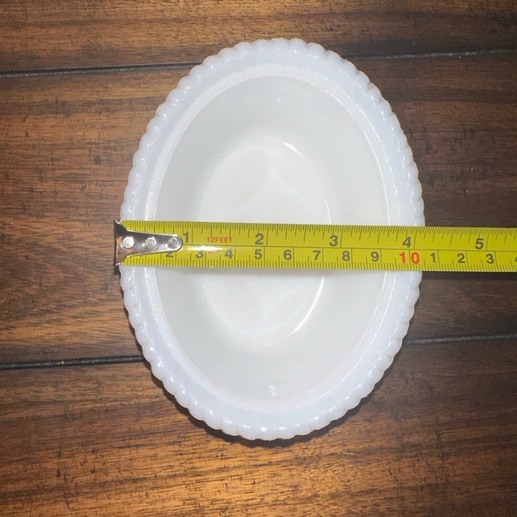 Vintage Kemple White Milk Glass Hen Chicken on Nest Covered Dish Farmhouse Decor - Picture 12 of 14